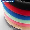 Skechers Steering Wheel Cover,14.5-15 Inch Universal Memory Foam Car Steering Wheel Covers Breathable Anti-Slip Steering Wheels Accessories for Men Women (Black & Grey)
