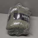 LOCHAS Luxury Bathroom Rug Shaggy Bath Mat 24 x 60 Inch, Washable Non Slip Bath Rugs for Bathroom Shower, Soft Plush Chenille Absorbent Carpets Mats, Sage Green