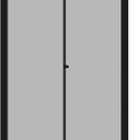 Yotache Adjustable Magnetic Screen Door Fit Doors Size Width 29"-33" Height 79"-81", Reinforced Fiberglass Mesh with Full Frame Hook & Loop Strip, Black