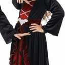 Morph Witch Costume Kids, Witch Costume For Girls, Halloween Costumes For Girls And Toddler (7-9 Years, Red)