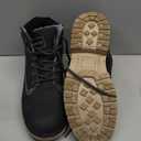 WHITIN Men's Waterproof Cold-Weather Snow Boots (8.5, Black)