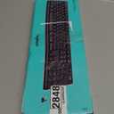 Logitech K270 Wireless Keyboard for Windows, 2.4 GHz Wireless, Full-Size, Number Pad, 8 Multimedia Keys, 2-Year Battery Life, Compatible with PC, Laptop, Black (1 Pack)