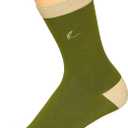 Eco-Friendly Recycled Coffee Socks for Men & Women - Moisture-Wicking - Perfect for Hiking, Running, Daily Wear (US, Numeric, 5, 11, Regular, Regular, Olive Green)