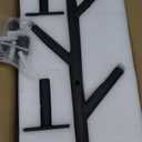 Butizone Wall Mounted Coat Rack, Modern Coat and Hat Rack, Matte Black Tree Branch Style Coat Rack with 9 Hooks for Hanging Clothes, Hats, Bags, Scarves in Entryway, Bedroom, Living Room