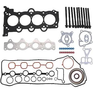 Hiolpen Engine Head Gasket Kit with Bolts Compatible for 2012-2019 for Hyundai Accent 2012-2017 for Hyundai Veloster 2012-2018 for Kia Rio 2012-2018 for Kia Soul 1.6L L4 HS26554PT Head Gasket Kit