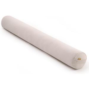 Long Round Body Pillow for Adults Bolster Pillow for Bed, Cervical Roll Pillow, Firm Support for Sleeping, 47 x 7.87 Inches, Misty White