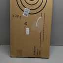 Stone Bath Mat 24"x16" - Diatomaceous Earth Shower Mat, Quick Dry, Anti-Slip, Modern Design with Bonus Non-Slip Pad - Perfect for Home Safety and Style,White,Straight