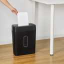 12-Sheet Cross-Cut Paper and Credit Card Shredder with Overheat Protection, Black 
