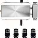 Keyless Entry Electronic Lock with 4 Remote Control, Smart Lock Anti-Theft Deadbolt Access Control System