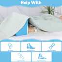 ROYALAY Blanket Lifters for Foot of Bed, Foot Tent Blanket Support Holder for Surgery Recovery, Foot Block Pillow Cradle Tent Sleep Support Supplies for Foot, Ankle, Leg, Knee, Toes Pain(S)