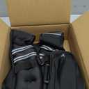 ZELUS Weighted Vest, 12lb Weight Vest with Reflective Stripe for Workout, Strength Training, Running, Fitness, Muscle Building, Weight Loss, Weightlifting (Black)