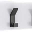 Coat Rack, Clothes Wall Mount Rack, Heavy Duty Wooden Hooks Rack, Wall Coat Hanger for Jackets, Hats, Bags, Umbrellas(White)