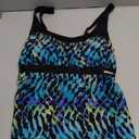Yonique Women 2 Piece Flowy Tankini Swimsuits with Boyshorts V Neck Swim Tank Tops Bathing Suits Modest Swimwear, Medium