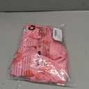 Cicy Bell Womens Ruffle Wide Leg Capris Pants Casual High Waisted Trousers (Pink, XXL)