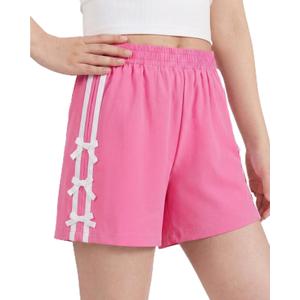 Girls Biker Butterfly Shorts Size 11-12 Active Athletic Teen Girl Bow Rose Red Shorts Cute Casual Girl Summer Clothes (Pink)