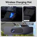 IMATEPLUS Center Console Organizer for Tesla Model 3 Highland 2024 2025 & Model Y Juniper 2025, 6-Piece Set Black(Armrest Storage Tray,center console trayHidden Storage Box,Cup Holder)