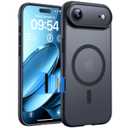 TOCOL for iPhone Air Case with Camera Control Capture Button, Built-in Magnetic Ring, Translucent Matte Phone Case for iPhone Air 6.5 inch (Key Black)