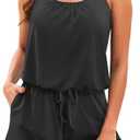 Tempt Me Romper One Piece Swimsuits with Short - Women Boyleg with Pockets Modest Bathing Suit 2025 Swimwear, XL