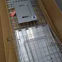 VEVOR Live Animal Cage Trap, 31" x 10" x 12" Humane Cat Trap Galvanized Iron, Folding Animal Trap with Handle for Rabbits, Stray Cats, Squirrels, Raccoons, Groundhogs and Opossums