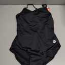 baleaf Women's Athletic Training Adjustable Strap One Piece Swimsuit (Black, S)