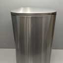 BestMassage 13 Gallon (50L) Stainless Steel Trash Can with Lid, Removable Inner Bucket, Foot Pedal, Soft Close for Home, Kitchen, Office