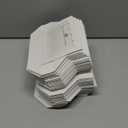 RomanticBaking 50 Pack White Cookies Boxes 7 x 4 3/8 x 1 1/2inches Auto-Popup Sturdy Bakery Boxes with Window,Macaron Boxes Hot Chocolate Bombs Boxes Cakesicle Boxes