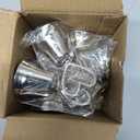 Silvery Bell 10Pcs Kissing BellSilver Bell Seat Table Card HolderPlace Card Holders, Table Number HolderPhoto Holders, Party Favors, Wedding Decorations (Silvery Bell)