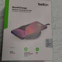 Belkin Quick Charge Wireless Charging Pad - 10W Qi-Certified Charger Pad for iPhone, Samsung Galaxy, Apple Airpods Pro & More - Charge While Listening to Music, Streaming Videos, & Video Calls - Black