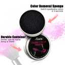 TailaiMei 1 Pack Color Removal Cleaner Sponge, Quickly & Easily Clean Makeup Brushes Without Water or Chemical Solutions Eliminating Drying Time - Switch Eyeshadow Colored Immediately