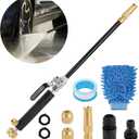 Upgraded Jet Nozzle for Garden Hose Power Washer Wand Hydro Jet High Pressure Washer Tools with 2 Different Nozzles and Hose Quick Connectors