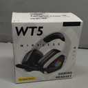 Tatybo Wireless Gaming Headset for PC, Ps5, Ps4, 2.4 Ghz USB & Type-C Gaming Headphones with Microphone, 30H Battery Bluetooth Headphones for Switch, Laptop, Mobile, Mac