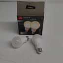 GLOBE Electric Collection Wi-Fi Smart 10 Watt (60W Equivalent) Dimmable Frosted LED Light Bulb 2-Pack, No Hub Required, Voice Activated, 3000K, A19 Shape, E26 Base 34209, Warm White, 2 Count