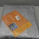 rlsclngst 95% Sun Block Heavy Duty Aluminum Foil Shade Cloth with Grommets, UV Protection for Garden, Pet & Canopy, 10ft x 12ft