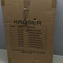 KROSER Carry On Luggage with Spinner Wheels & Built-in TSA Lock, Expandable Top Loading Hard Shell Suitcase Large Capacity Durable Rolling Luggage with USB Port, Carry-On 20-Inch, White