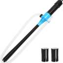 Portable Power Battery Pump, Electric Fuel Transfer Pump Hand Held Water Transfer Pump,2.2 Gallons per Min, siphon pump for Fuel Water Gas Fish Tank (Blue)