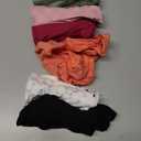 INNERSY Women's High Cut String Bikini Panties Stretchy Sexy Cotton Underwear 6-Pack (Large, Light Retro)