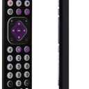 RCA Universal Rechargeable 4-Device Streaming Remote Control  for TV, Audio, Soundbar, Streaming Devices, Ultra-Slim, Rechargeable, Quick Access Keys