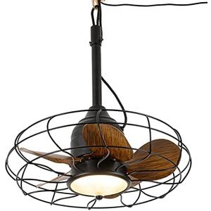 Ceiling Fan with Lights, 20'' Outdoor Waterproof Plug in IP65 Gazebo Fan, Wet Rated LED 3 Color Lighting with Remote, Easy Hanging with Hook for Indoor, Patios, Pergola, Garage, Deck, Coastal