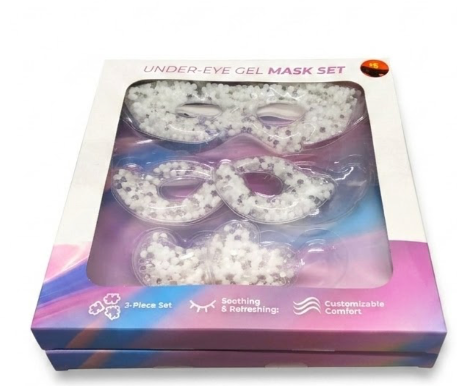 Undereye Gel Mask, 3 Pcs, Set, Pack Of 2