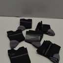 6 Pairs Plantar Fasciitis Socks for Men & Women, Ankle Brace Compression Socks with Arch Support for Achilles Tendonitis, Heel Pain, Swelling & Arthritis Relief, Black, Large