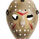 CASA CLAUSI Costume Mask Kid Mask for 3 to 8 Years Old Kids Cosplay Halloween Prop Hockey Party Yellow