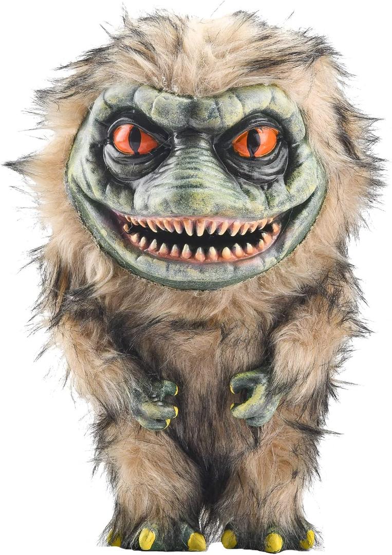 Alien Monster Prop Doll, Creepy Plush Doll Movie Stuffed Toy, Green Funny Ugly Space Crite Horror Gifts for Adult Collector on Halloween Birthday