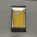 DOMAVER Case for iPhone 16 Pro 6.3'' Case Smooth Liquid Silicone Soft Gel Rubber Microfiber Lining Cushion Cover Shockproof Protective Phone Cases Compatible with iPhone 16 Pro - Yellow