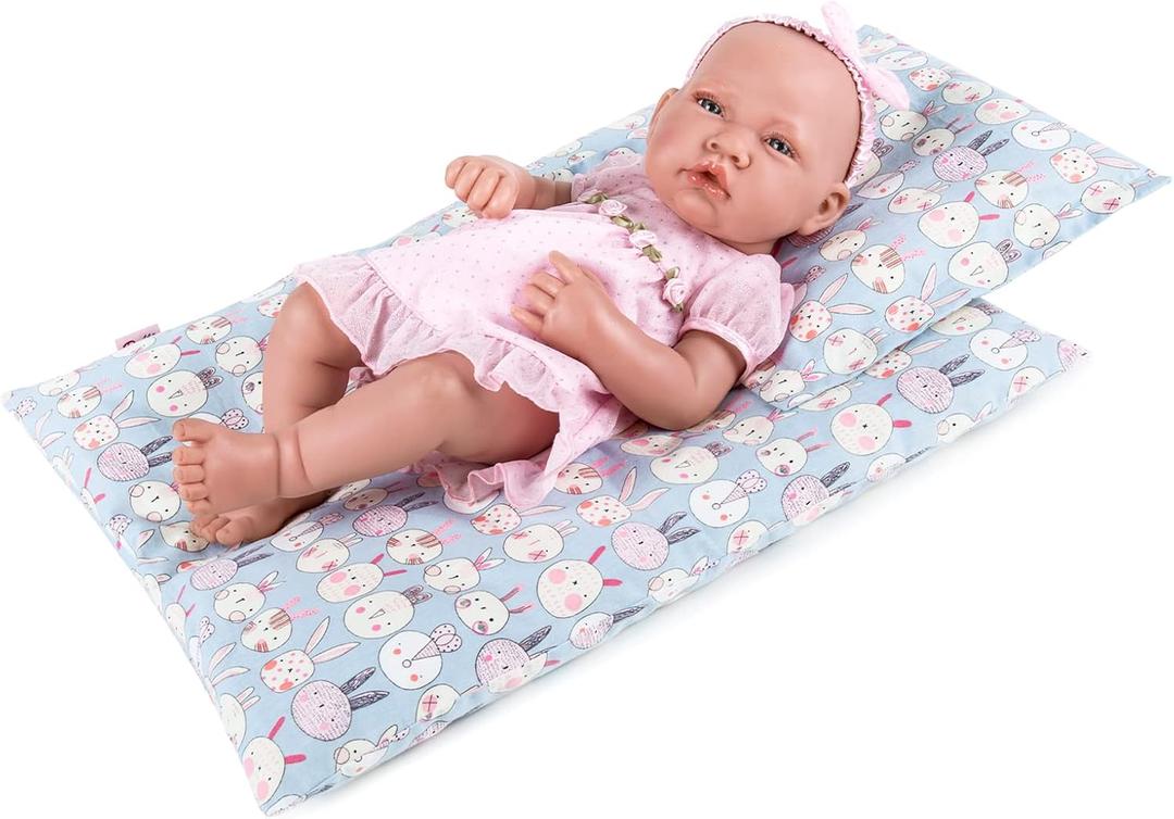 18 Inch Doll Bedding 2 Pc. Set - Reversible Print Doll Bedding Accessories with Comforter and Pillow - Fits American Girl Dolls and Other 18 Inch Dolls Holiday