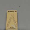 Multitool with Pocket Knife, Birthday Gifts for Men Women Mom Dad, WETOLS 21-in-1 Stainless Steel Pliers with Screwdrivers, Self-locking Multi tools with EDC Sheath, Ideal for Home, Camping, Survival (Silver)