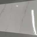 10pcs Marble Peel and Stick Waterproof Wall Panels,Heat-Resistant Backsplash Tile, 23.6"x11.8" PVC Foam Wall Sticker for Kitchen,Living Rooms,TV Walls,White and Gray (Not Real Tile 19.4Sq. Ft.), 23.6" X 11.8" X 2.5mm X 10pack