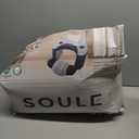 SOULE Multi-Purpose Reading & Gaming Memory Foam Pillow with Lumbar Support. Lap Desk, Floor/Sofa/Bed. Extra Large, Washable Cover, cupholder, ipad Pillow Side Pockets. CERTI-US Standards., Grey