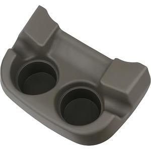 Center Console Cup Holder Dark Parchment Compatible with 1999-2007 Ford F250 F350 F450 F550 Super Duty Truck, 2000-2005 Ford Excursion Replaces 1C3Z-3613562-AAA