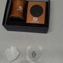 Rolling Knife Sharpener Kit with Diamond & Ceramic Discs, Magnetic Angle Guide 15° 20°, Professional Kitchen Knife Sharpener System, Manual Knife Sharpening Tool for Chef Knives Kitchen Gadgets