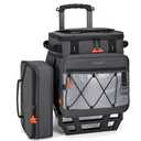 TOURIT 75 Can Insulated Rolling Cooler, Detachable Double Deck Beach Cooler with Wheels, Collapsible Soft Sided Cooler Bag for Beach, Camping, Picnic, Travel, Shopping